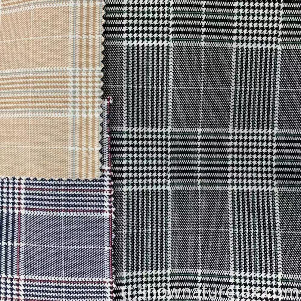 Cotton Custom Made Checks With Spandex